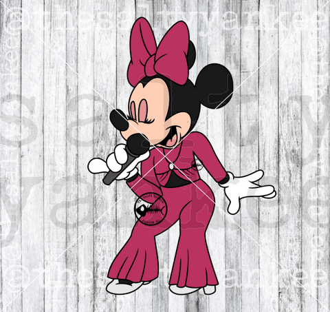 Selena Mouse Singing Svg And Png File Download