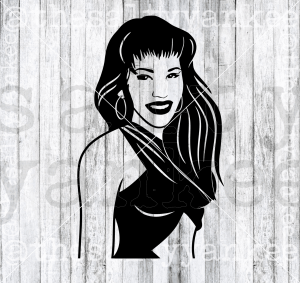Selena Quintanilla-Pérez Svg And Png File Download