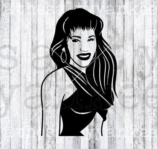 Selena Quintanilla-Pérez Svg And Png File Download