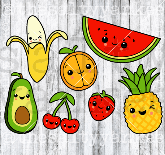 Sensory Fruits Bundle Svg And Png File Download Downloads