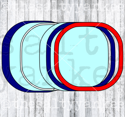 Shaker Template Rounded Corner Square Svg File Download
