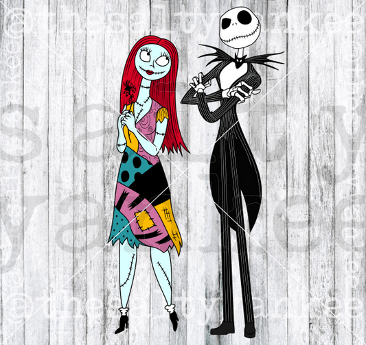 Skeleton Rag Doll Couple Svg And Png File Download Downloads