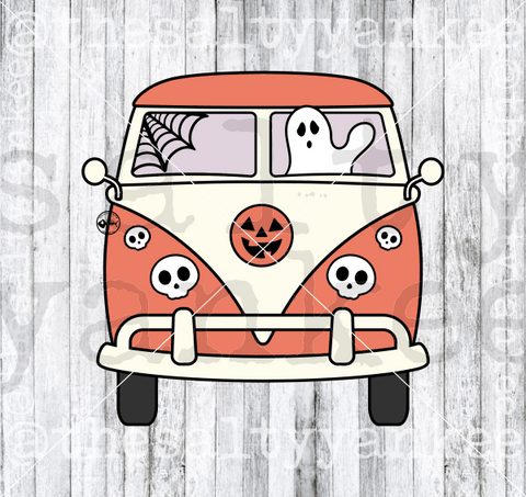 Spooky Hippie Bus Svg And Png File Download Downloads