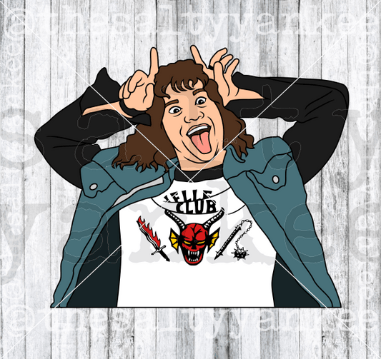 Strange Kid Svg And Png File Download Downloads