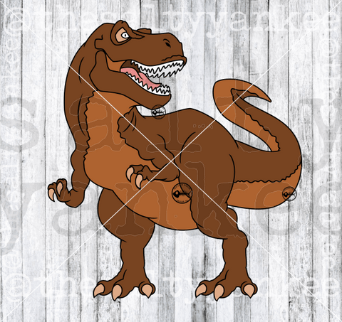 T Rex Tyrannosaurus Svg And Png File Download Downloads