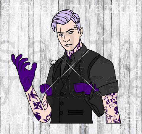 Tattooed Assassin Video Game Character Svg And Png File Download Downloads