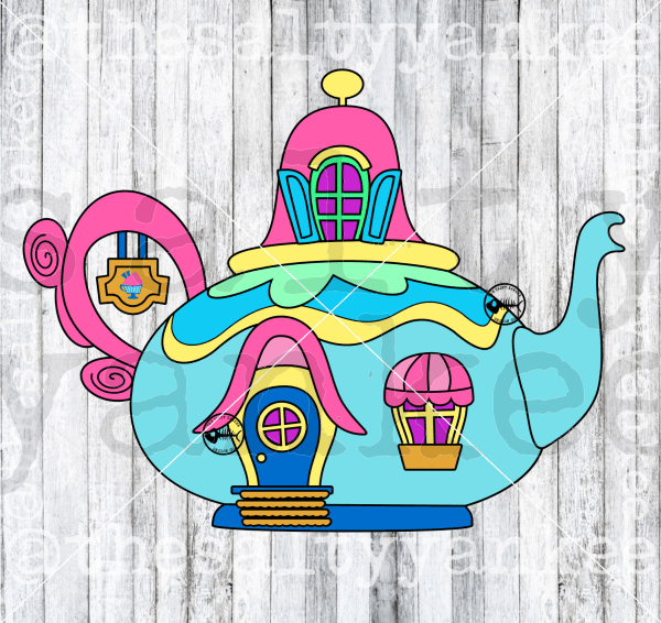 Teapot Bakery Svg And Png File Download Downloads