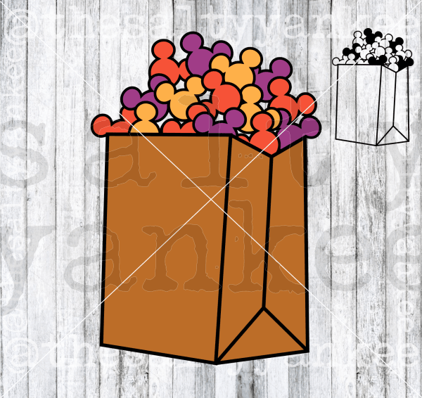 Theme Park Snack Bundle Svg And Png File Download Downloads