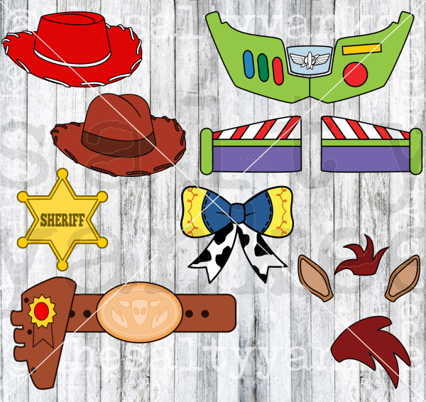 Toy Movie Character Pieces Full Bundle Layered Svg And Png File Download Downloads