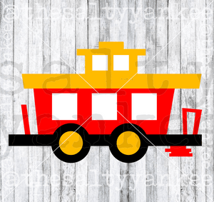 Train Caboose Svg And Png File Download Downloads