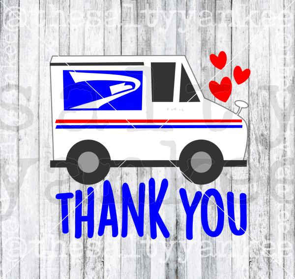 Truck Bundle Thank You Delivery Drivers Postal Workers Svg And Png File Download Downloads