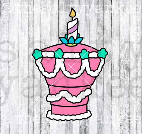 Unbirthday Cake Svg And Png File Download Downloads