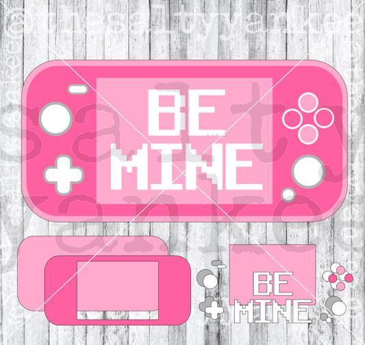 Video Game Be Mine Valentines Day Svg And Png File Download