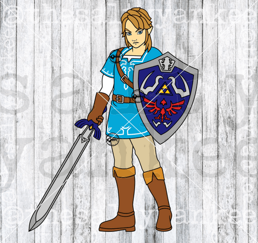 Video Game Elf Warrior Svg And Png File Download Downloads