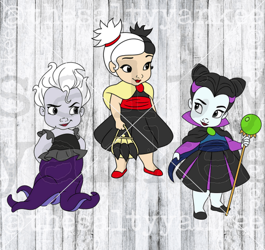 Villains - Animators Bundle Svg And Png File Download Downloads