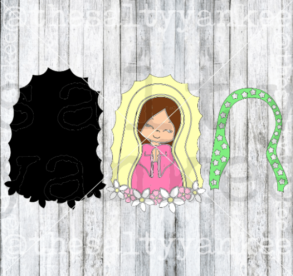 Virgin Mary Svg And Png File Download Downloads