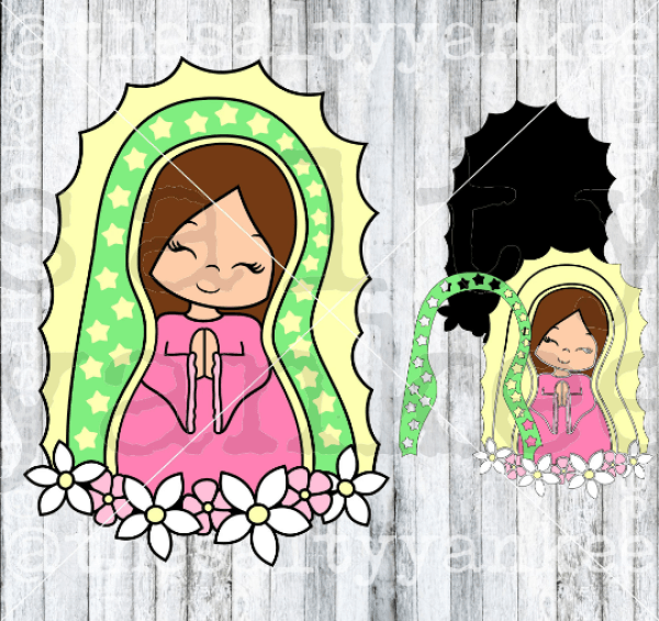 Virgin Mary Svg And Png File Download Downloads