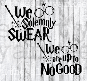 We Solemnly Swear Are Up To No Good Bundle Svg And Png File Download Downloads