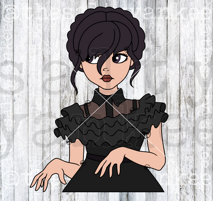 Dancing Wednesday SVG and PNG File Download