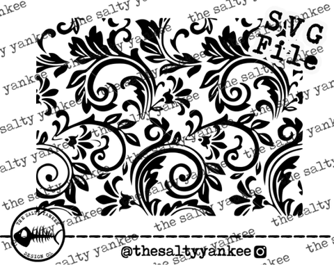 Western Tooled Leather Seamless Pattern Svg And Png File Download Downloads