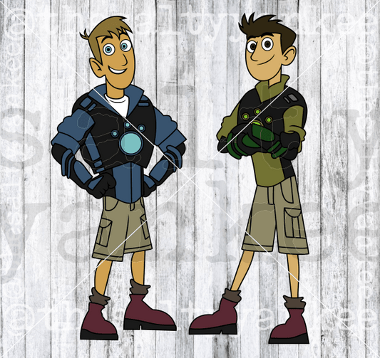 Wildlife Brothers Svg And Png File Download Downloads
