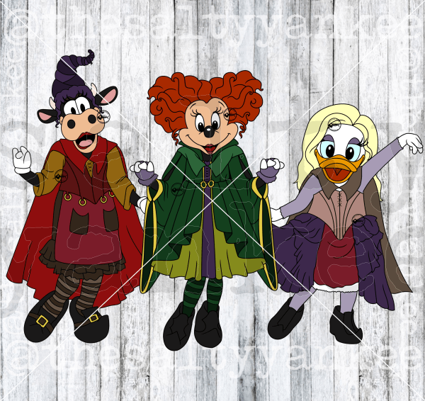 Witch Sisters Bundle Svg And Png File Download Downloads