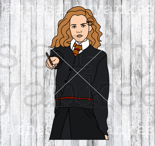 Wizard Girl Svg And Png File Download