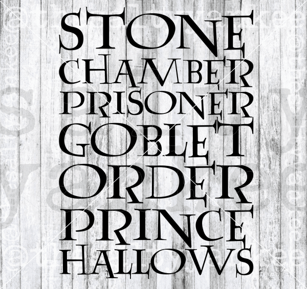 Wizard Inspired Title List Svg And Png File Download Downloads