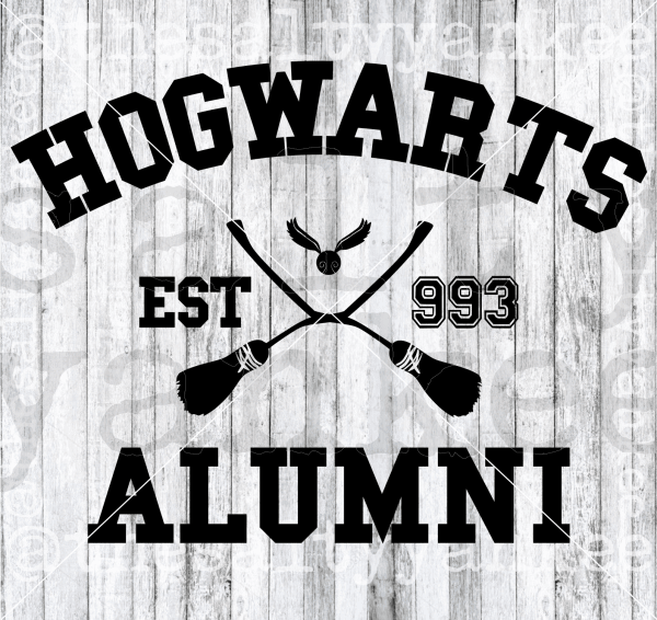 Wizard School Alumni SVG and PNG File Download – The Salty Yankee