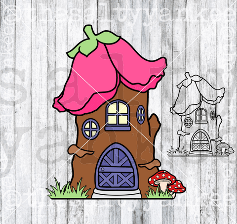 Woodland Faerie House Svg And Png File Download Downloads